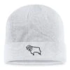 Derby County Core Cuff Beanie - White - Kids