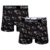 Derby County Crest Boxers - Black - Kids