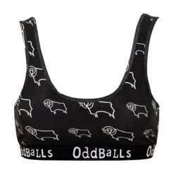 Derby County Crest Bralette - Black - Womens -StrikerWear Store derby county crest bralette black womens ss5 p 13394878pv 2u zow4blmho19hdqqqcb9sv qzabcf0aclkrbnuo6lxo