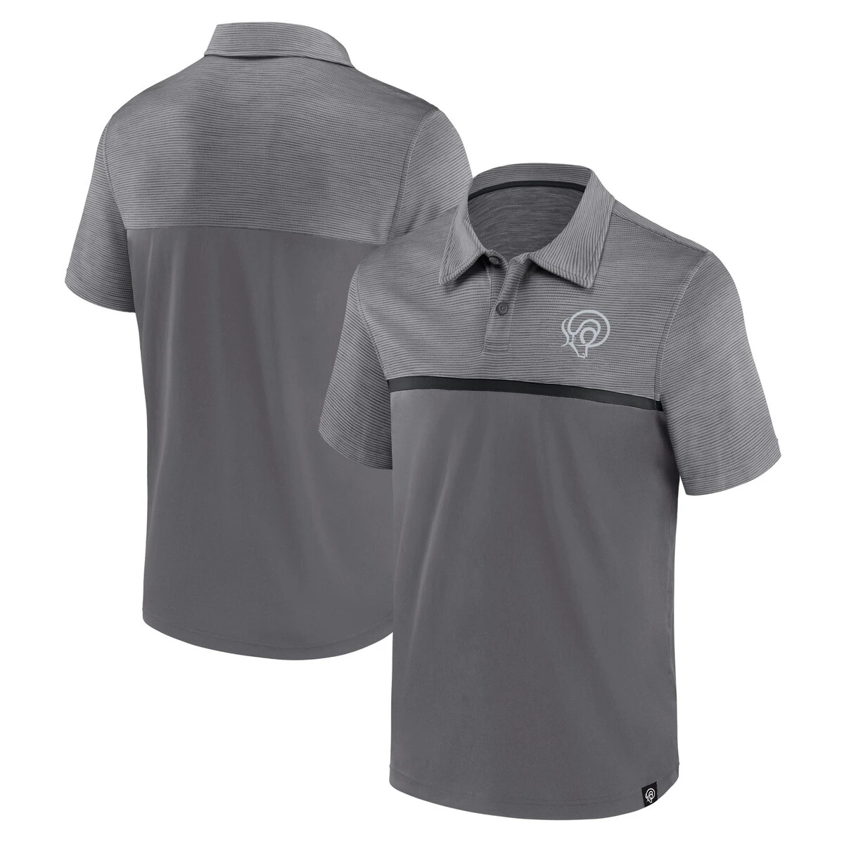 Derby County Defender Polo - Storm Grey - Mens 2 Derby County Defender Polo - Storm Grey - Mens - Image 2