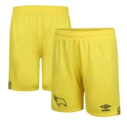 Derby County Home Goalkeeper Shorts 2021-22 - Kids