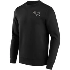 Derby County Loop Graphic Crew Sweatshirt - Black - Mens -StrikerWear Store derby county loop graphic crew sweatshirt black mens ss4 p 13346269pv 1u slczicfal3ifzsy5aj0xv 5f06e2656568475c93a6d5f7b79eaa9b