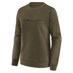 Derby County Mono Logo Graphic Oversized Crew Sweatshirt - Khaki - Womens -StrikerWear Store derby county mono logo graphic oversized crew sweatshirt khaki womens ss5 p 200328900pv 2u vorrzeqmnhdac1fcikypv se0jc7s1lztrbud6kpyi