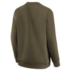 Derby County Mono Logo Graphic Oversized Crew Sweatshirt - Khaki - Womens