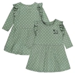 Derby County Ruffle Polka Dot Dress - Mint - Baby