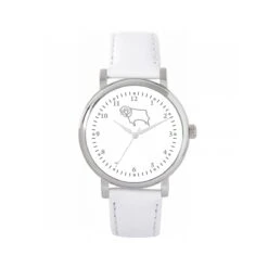 Derby County Silver Case - White Leather Strap Watch - Women's -StrikerWear Store derby county silver case white leather strap watch womens ss4 p 13318221pv 1u 108jbu3wt5ao9m6wekoyv b9770216467541eeab32c514c10f47a1