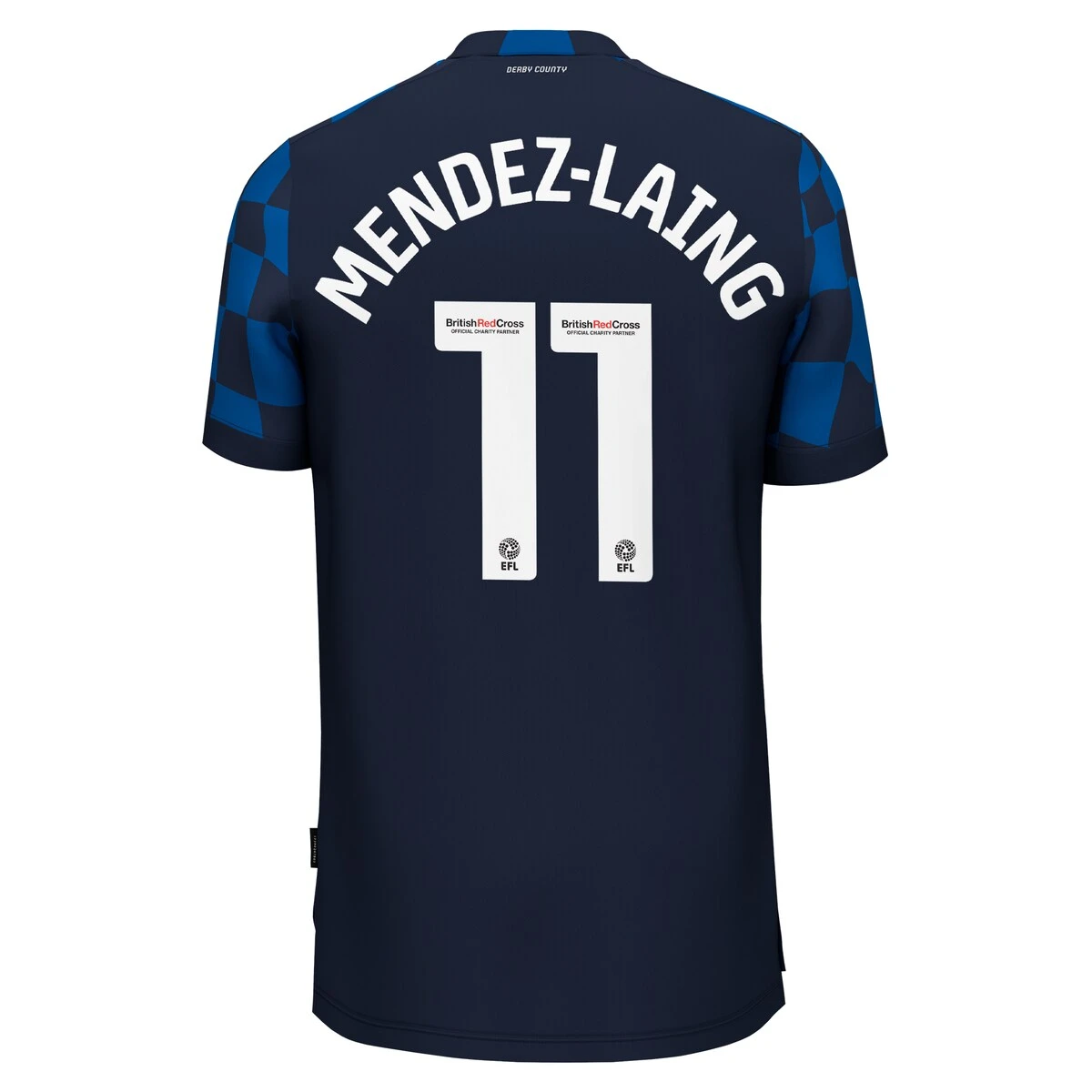 Derby County Umbro Away Shirt 2023-24 - Kids - Nathaniel Mendez-Laing 11 3 Derby County Umbro Away Shirt 2023-24 - Kids - Nathaniel Mendez-Laing 11 - Image 3