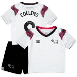 Derby County Umbro Home Infants Kit 2023-24 - James Collins 9