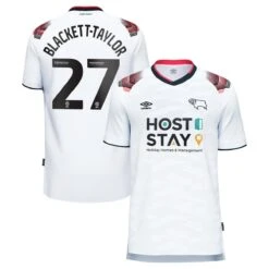 Derby County Umbro Home Shirt 2023-24 - Kids - Corey Blackett-Taylor 27