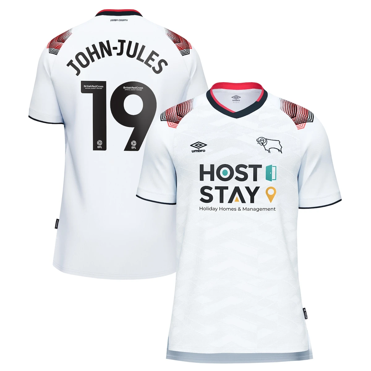 Derby County Umbro Home Shirt 2023-24 - Tyreece John-Jules 19 3 Derby County Umbro Home Shirt 2023-24 - Tyreece John-Jules 19 - Image 3