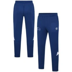 Derby County Umbro Training Pants - Blue