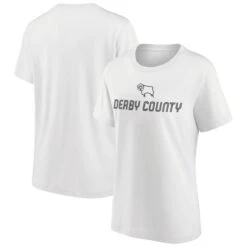 Derby County Wordmark Graphic T-shirt - White - Womens -StrikerWear Store derby county wordmark graphic t shirt white womens ss4 p 13346196u 11kdi78znhu1gurcv17nv 05027055800c443a8d6dabef61ca3851