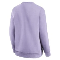 Derby County Wordmark Logo Graphic Oversized Crew Sweatshirt - Purple - Womens